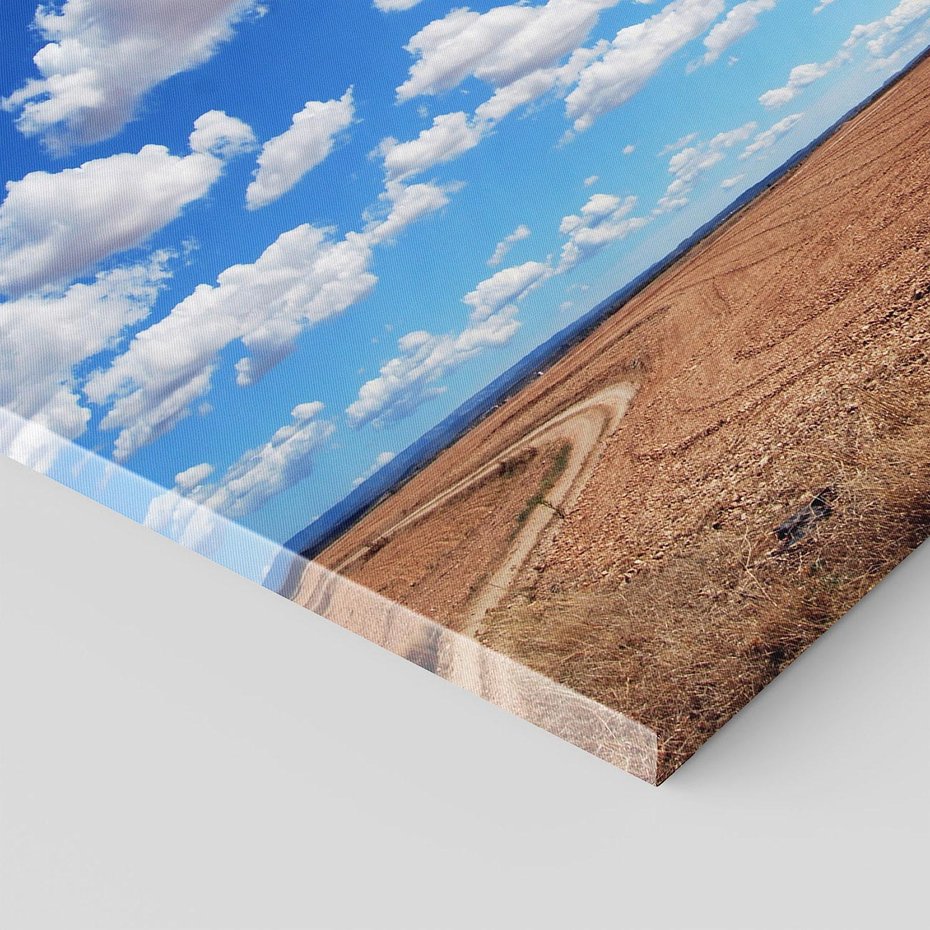 Obraz na płótnie 70x50 - Łąka - Niebo i chmury - łąka, niebo