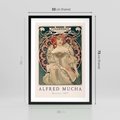 Plakat w ramie 50x70 - Piękno Art Nouveau - plakat, obraz - rama czarna