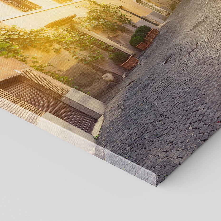 Obraz na płótnie 100x70 - Życie w ruchu - uliczka, miasto