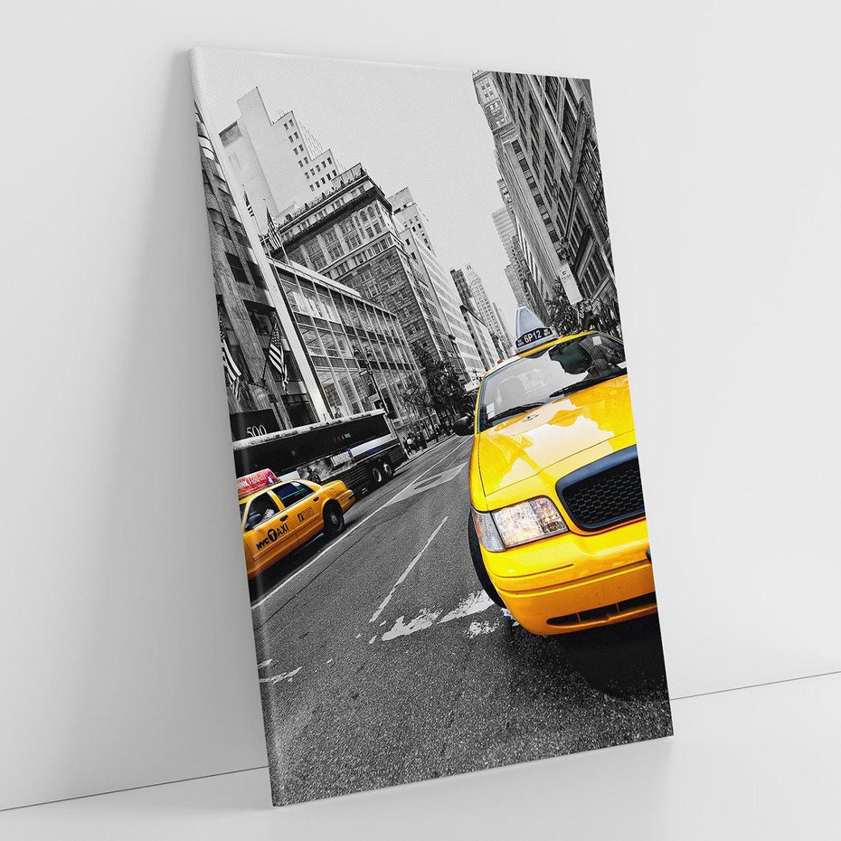Obraz na płótnie 70x100 - Dynamiczny TAXI w Nowym Jorku - TAXI, NY