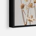 Obraz w ramie 100x70 - Delikatne gipsówki - gipsówka, suche - rama czarna