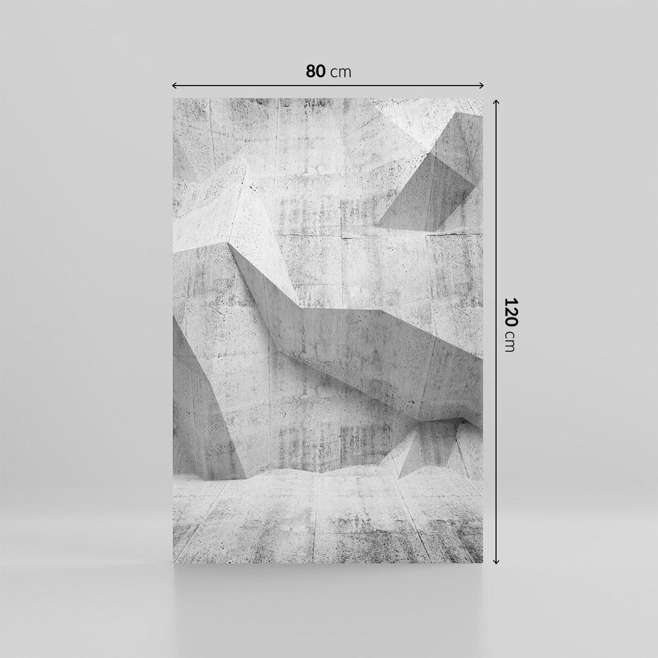 Obraz na płótnie 80x120 - Geometryczna harmonia sztuki - geometria, sztuka