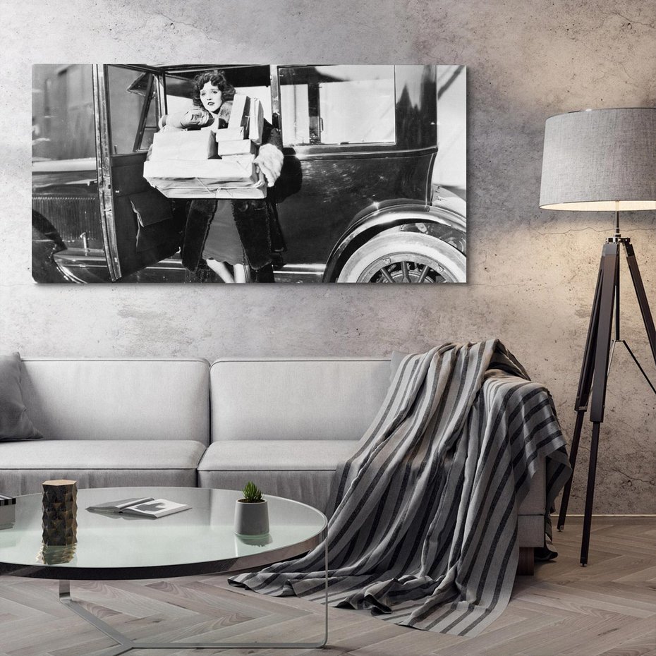 Obraz na płótnie 120x60 - Nostalgiczna Podróż - fotografia vintage, lata 30