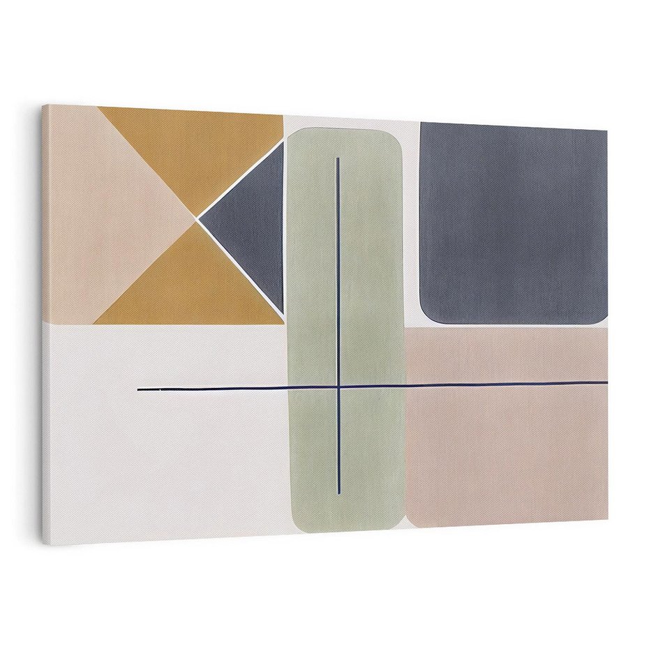 Obraz na płótnie 70x50 - Sztuka Abstrakcji - geometryczne kształty, kolorowe prostokąty