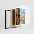 Plakat w ramie 30x40 - Magia Kanałów Weneckich - Wenecja, kanały - rama czarna