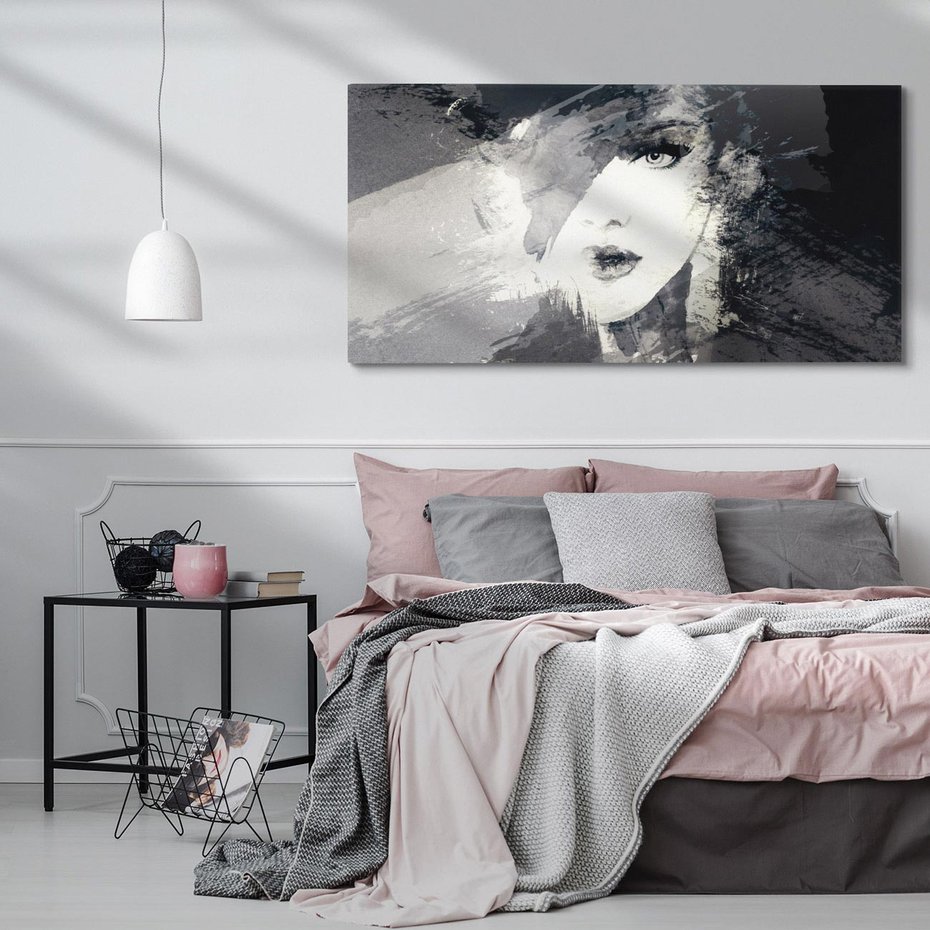 Obraz na płótnie 120x60 - Abstrakcyjna wizja kobiety - abstrakcja, kobieta