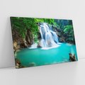 Obraz na płótnie 70x50 - Tajlandia: wodospad w zielonym lesie - Tajlandia, wodospad
