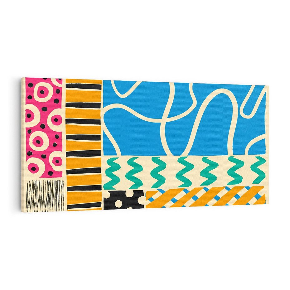 Obraz na płótnie 140x70 - Etno Boho - etno ornamenty, boho klimat