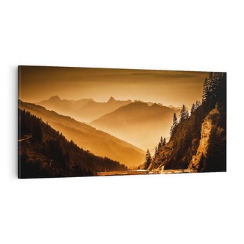 Obraz na płótnie 120x60 - Góry w krajobrazie - góry, krajobraz