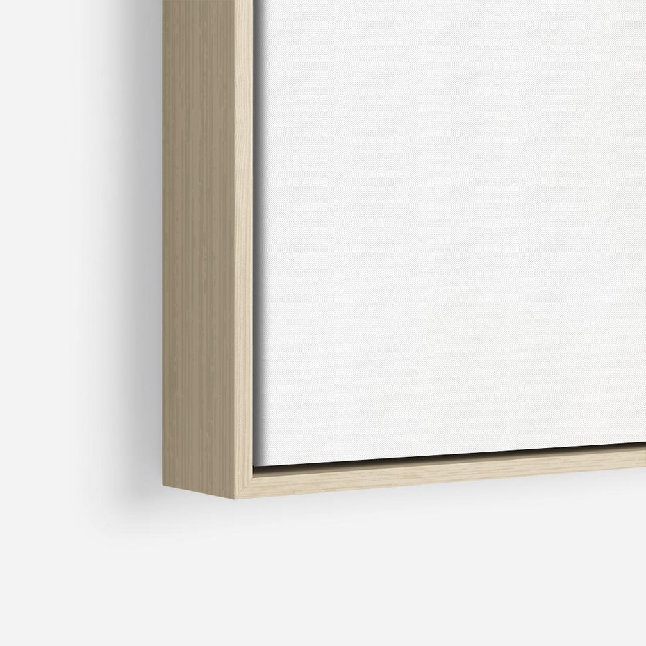 Obraz w ramie 50x50 - Przyjemność dla Oczu - złote, liście - rama drewno