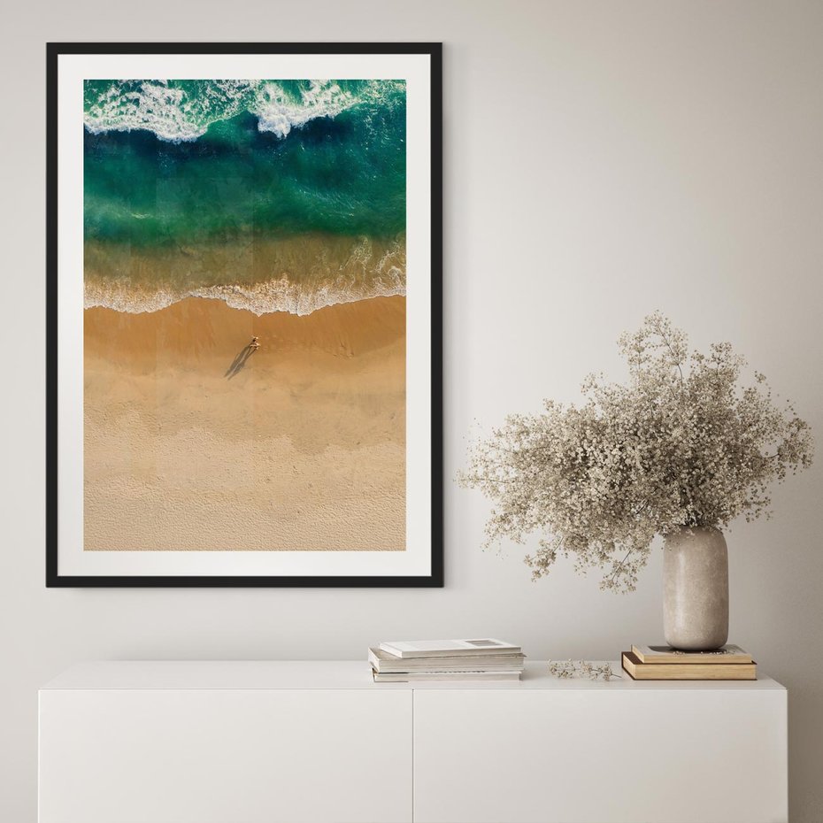 Plakat bez ramy 30x40 - Oaza Relaksu - plaża, morze