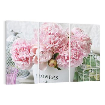 Obraz na płótnie 120x80 - Miłość w powietrzu - kwiaty, romantyczne