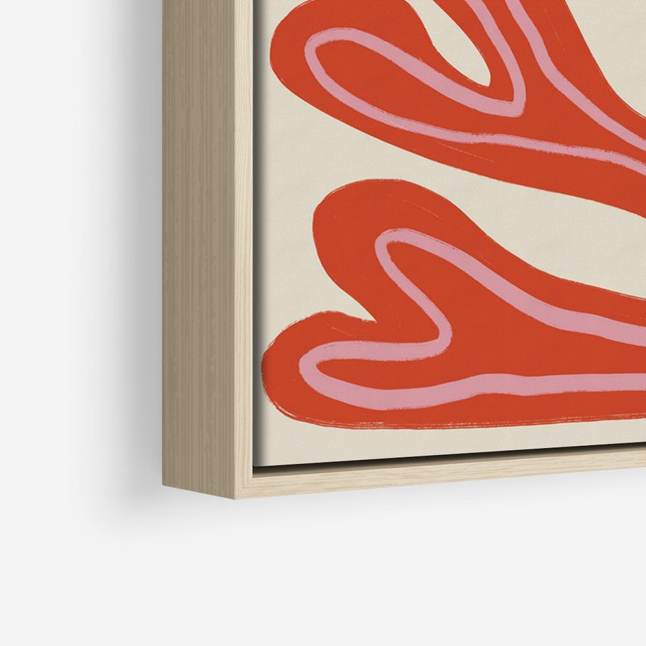 Obraz w ramie 70x100 - Księga Pastelowych Impulsów - abstrakcyjny obraz, plakat - rama drewno