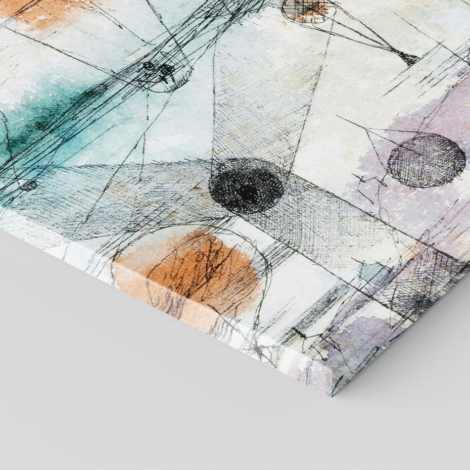 Obraz na płótnie 80x80 - In the realm of air 1917, Paul Klee - Reprodukcja - reprodukcja, obraz na płótnie