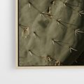 Obraz w ramie 50x50 - Urok Egzotyki - kaktusy, boho - rama drewno