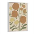 Obraz w ramie 50x70 - Uspokojenie Wśród Roślin - nowoczesny plakat, roślinność - rama biała