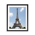 Plakat w ramie 40x50 - Paryż z wieżą Eiffla - Eiffla, Paryż - rama czarna