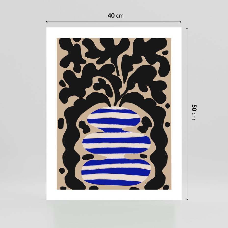 Plakat bez ramy 40x50 - Boho Wizje - abstrakcyjny plakat, ciekawe formy