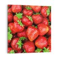 Obraz na płótnie 30x30 - Słodkie kuszenie - truskawki, owoce