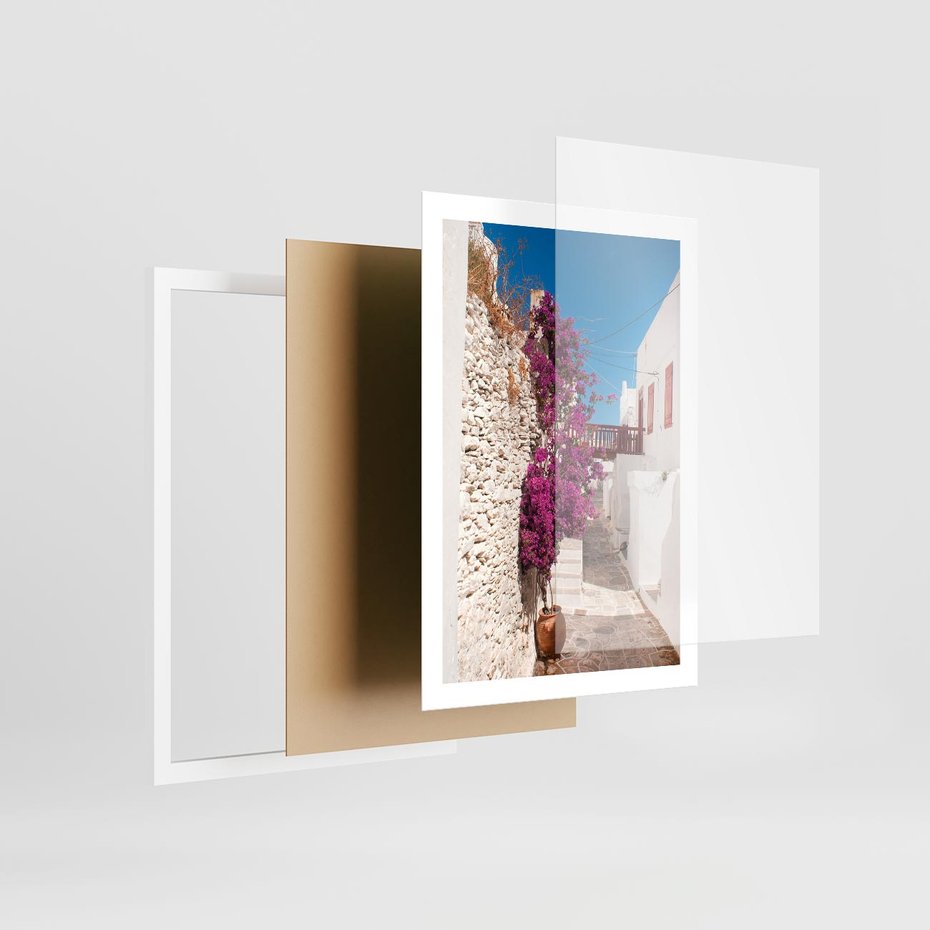 Plakat w ramie 50x70 - Chorwackie Wakacje - Chorwacja, wakacje - rama biała