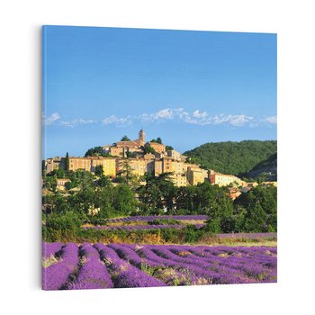 Obraz na płótnie 50x50 - Prowansalska Aura - lawenda, Prowansja