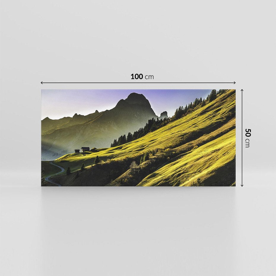 Obraz na płótnie 100x50 - Górska łąka - góry, łąka