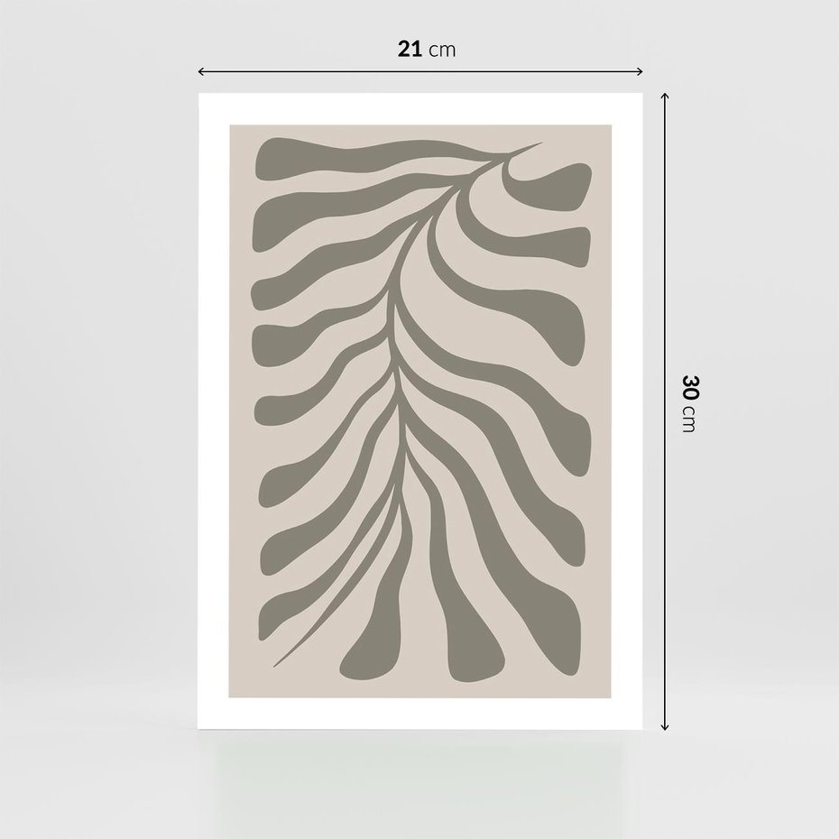 Plakat bez ramy 21x30 - Zaklęte Kształty - nowoczesna sztuka, plakat modern