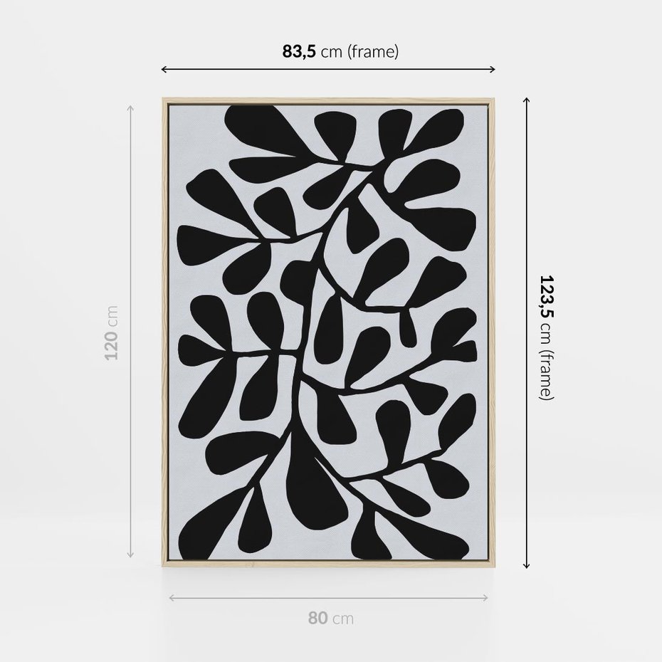 Obraz w ramie 80x120 - Echa Wyobraźni - matisse, sztuka nowoczesna - rama drewno