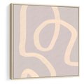 Obraz w ramie 80x80 - Nowoczesne Odbicia - minimalistyczny obraz, nowoczesny - rama drewno