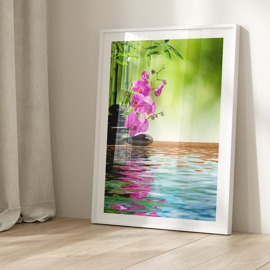 Plakat bez ramy 40x50 - Oaza Storczyka i Wody - spa, storczyk