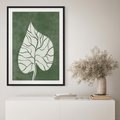Plakat bez ramy 30x40 - Migotliwe Wnętrze Zieleni - zielony plakat, roślinne motywy