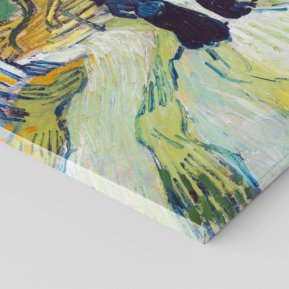 Obraz na płótnie 50x70 - "Schody w Auvers" (1890) Vincent van Gogh - Reprodukcja - reprodukcja, obraz na płótnie