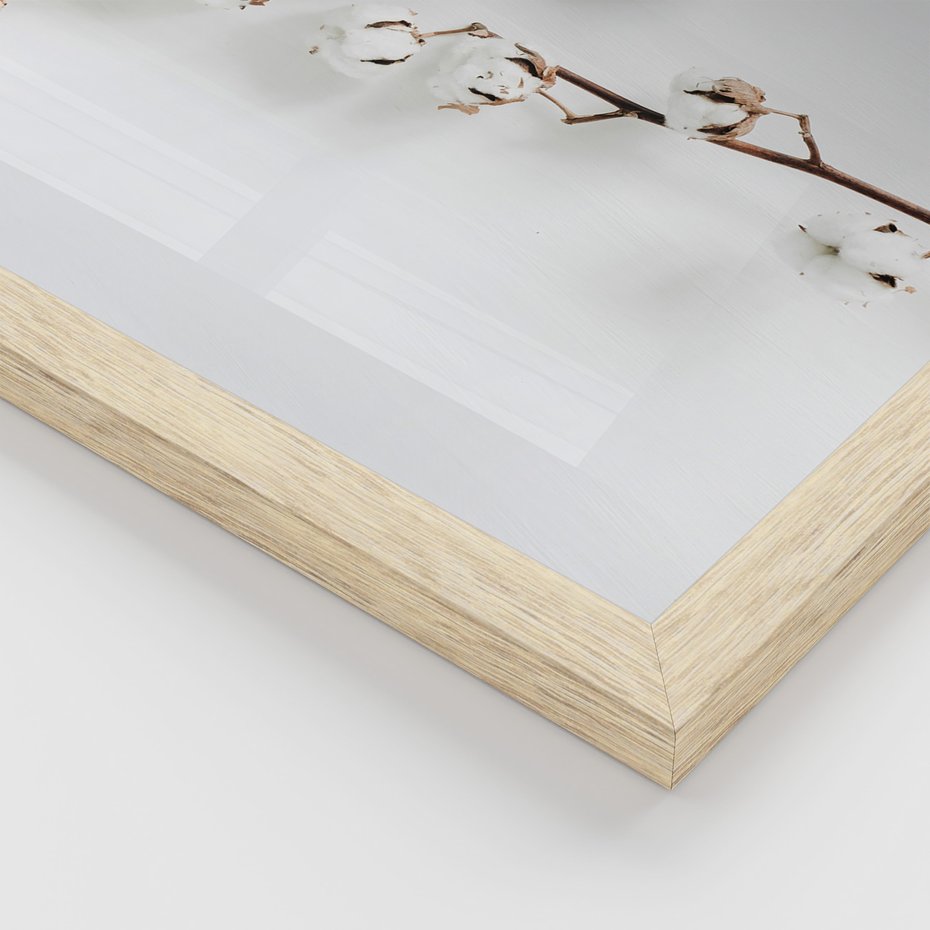 Zestaw obrazy w ramie 50x70 galeria - Suche, trawy, boho, styl - rama drewno