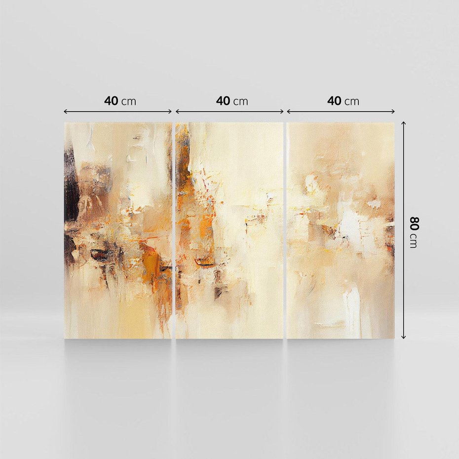 Obraz na płótnie 120x80 - Odbicie utraconych barw - abstrakcja, tekstury farb