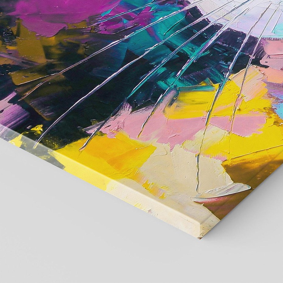 Obraz na płótnie 100x50 - Przebudzenie snu artysty - zbliżenie, kolorowy portret szopa pracza