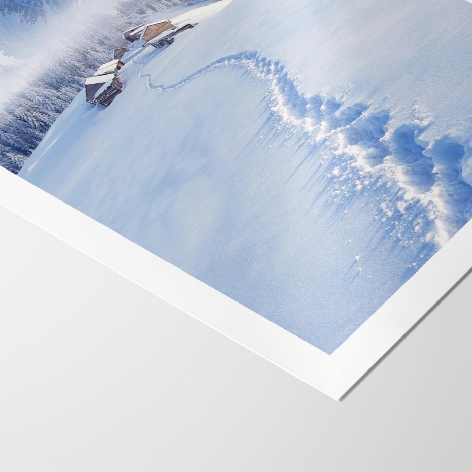 Plakat bez ramy 50x70 - Magia zimowych gór - zima, góry