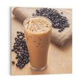 Obraz na płótnie 50x50 - Kawa ice coffee: orzeźwiający napój - kawa, ice