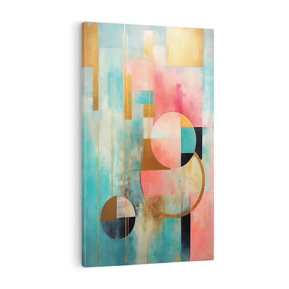 Obraz na płótnie 80x120 - Abstrakcyjny Bałagan - abstrakcja, obraz olejny