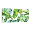 Obraz na płótnie 100x50 - Oaza Natury - liście, tropikalne