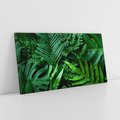 Obraz na płótnie 140x70 - Monstera Liście Fantazja - monstera, liście
