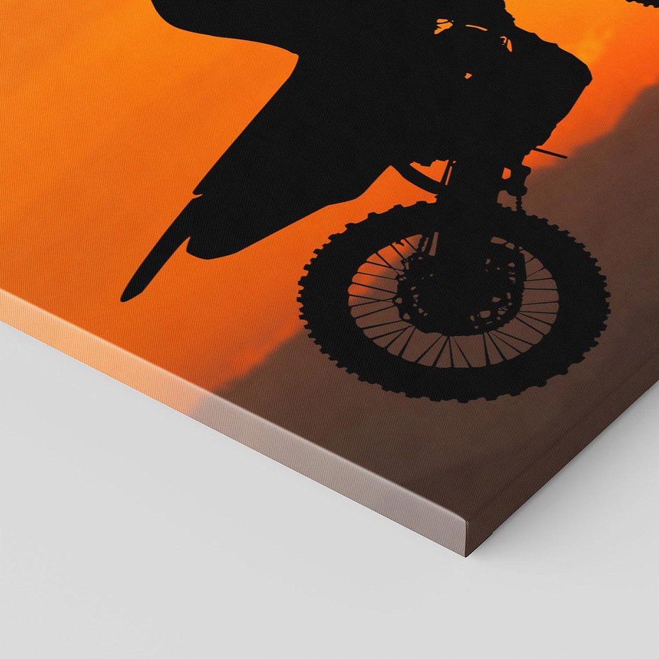 Obraz na płótnie 120x60 - Adrenalina motocyklowego motocrossu - motocykl, motocross