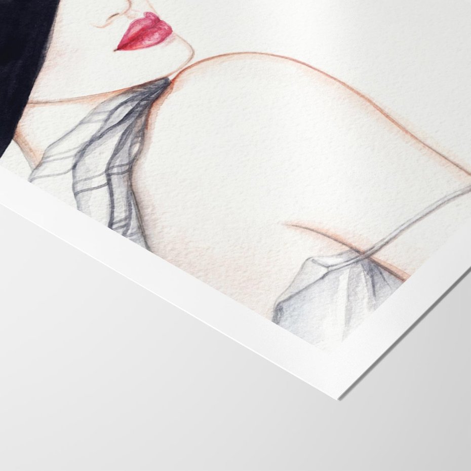 Plakat bez ramy 30x40 - Stylowa Ekspresja - kobieta, moda