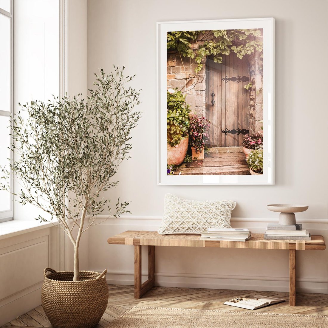 Plakat bez ramy 50x70 - Wyjątkowy Klimat - drzwi, stare