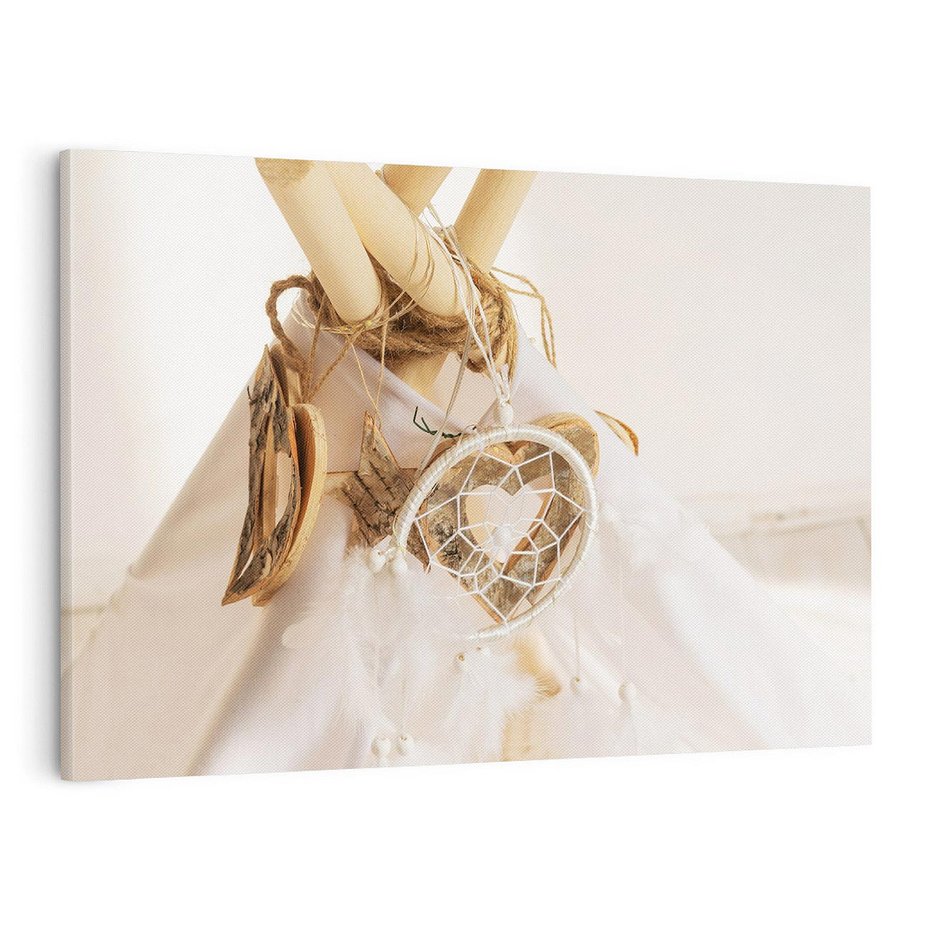 Obraz na płótnie 120x80 - Oaza Swobodnego Stylu - boho, tipi