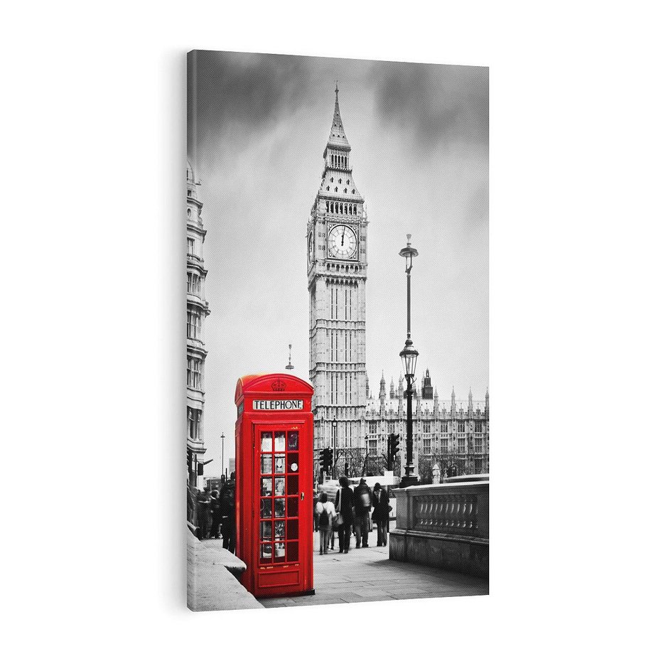 Obraz na płótnie 80x120 - Ikoniczny Big Ben w Londynie - Big Ben, Londyn