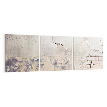 Obraz na płótnie 120x40 - Surowość ściany z betonu - ściana, beton