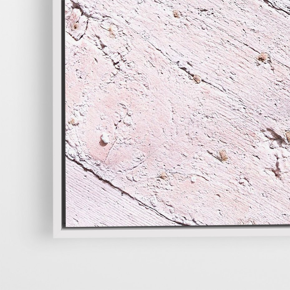 Obraz w ramie 70x100 - Nowoczesna Elegancja - beton, struktura - rama biała