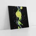 Obraz na płótnie 40x40 - Świeżość Cytrusów - limonki, cytryny