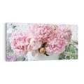 Obraz na płótnie 100x50 - Miłość w powietrzu - kwiaty, romantyczne