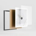Plakat w ramie 40x50 - Prostota Rytuału - fotografia, minimalizm - rama czarna
